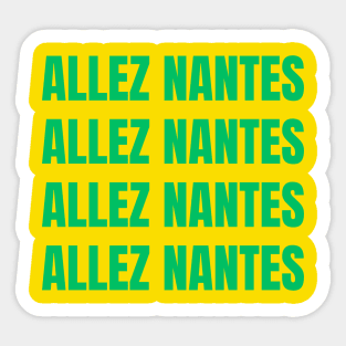 Allez Nantes Sticker